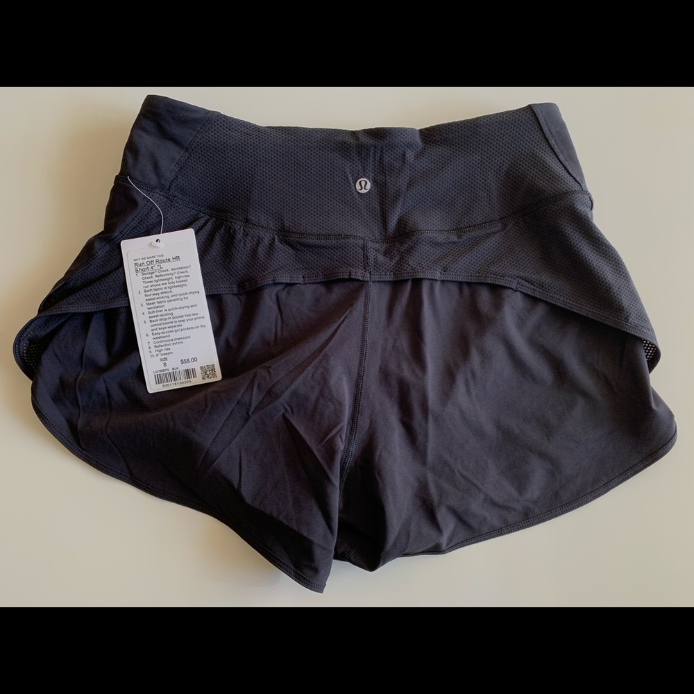 NWT Lululemon Run Off Route Shorts